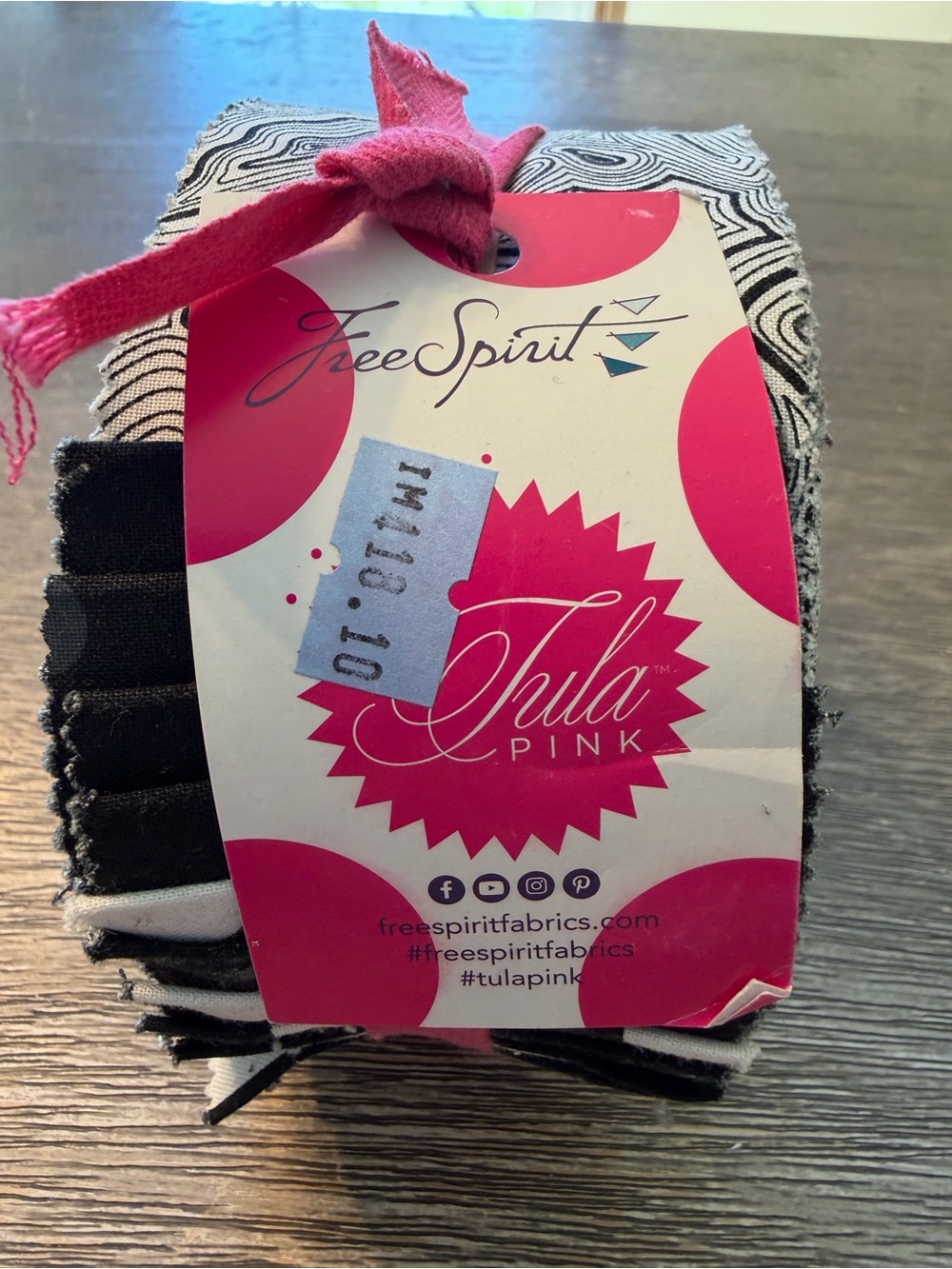 Tula Pink free spirit fabric strips. New! B134